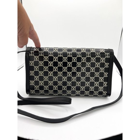 Valentino by Mario Valentino Ava Leather Crossbody Clutch Bag Removable Strap - Picture 2 of 11